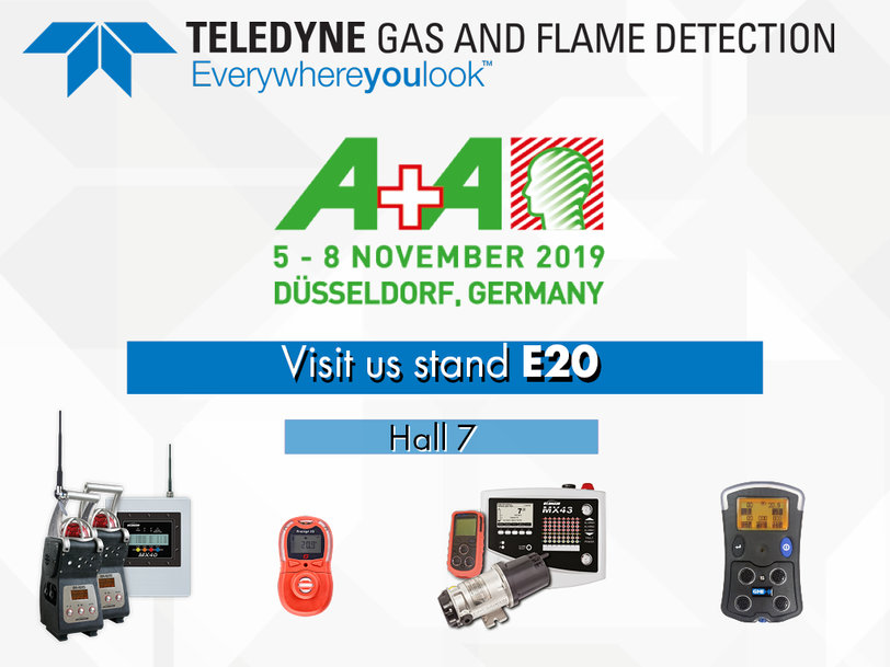 Teledyne Gas and Flame Detection to attend A+A